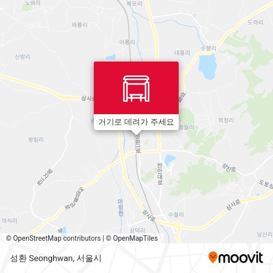 성환 Seonghwan 지도