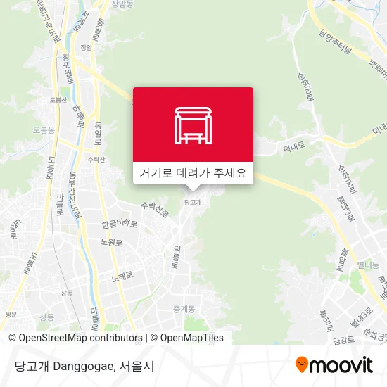 당고개 Danggogae 지도