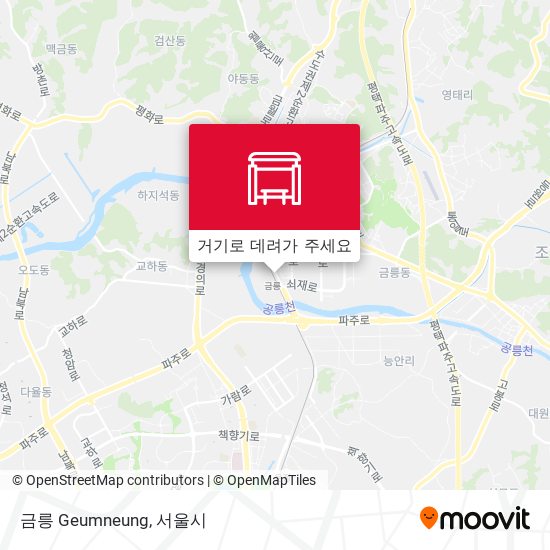 금릉 Geumneung 지도