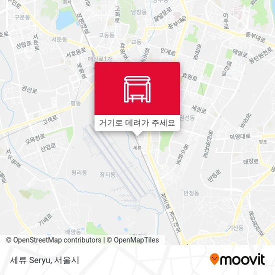 세류 Seryu 지도