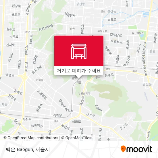 백운 Baegun 지도
