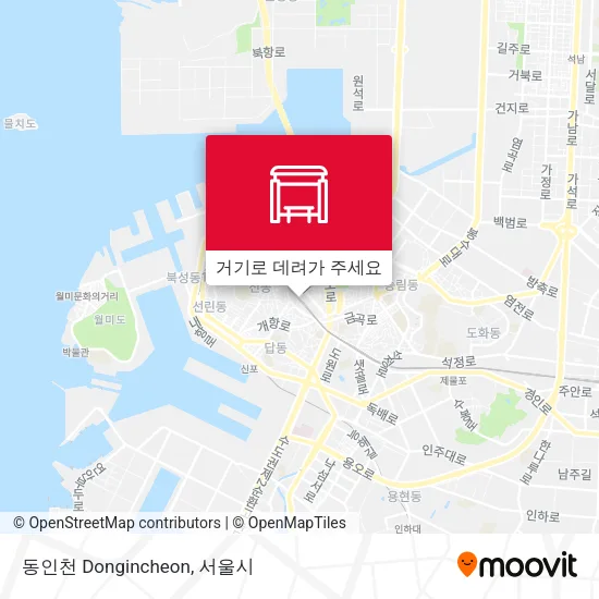 동인천 Dongincheon 지도