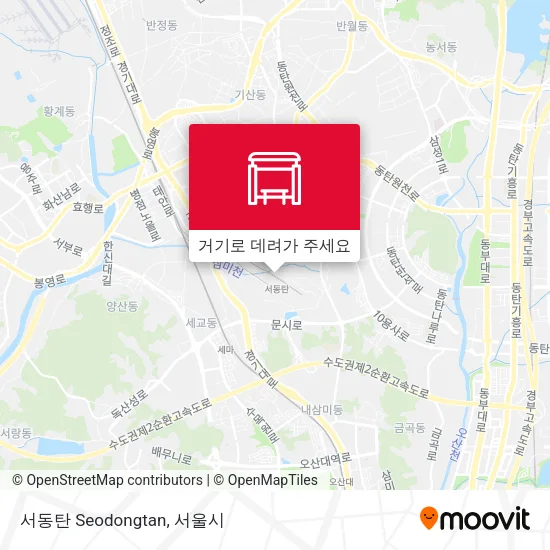 서동탄 Seodongtan 지도