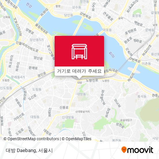 대방 Daebang 지도