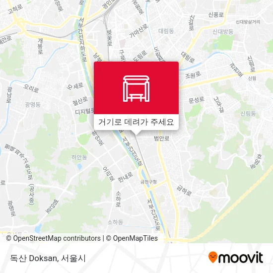 독산 Doksan 지도