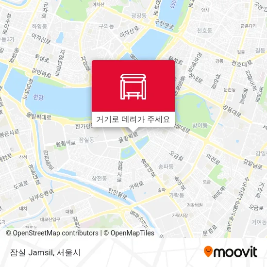 잠실 Jamsil 지도