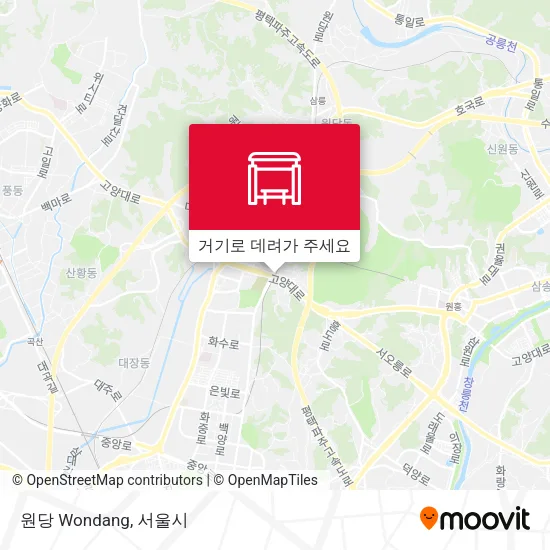 원당 Wondang 지도