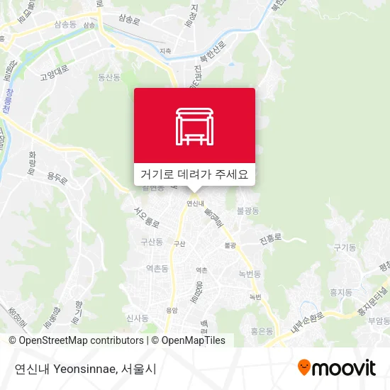 연신내 Yeonsinnae 지도