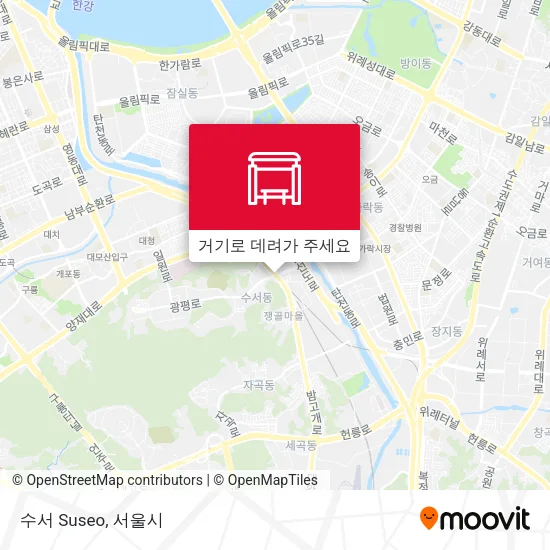 수서 Suseo 지도