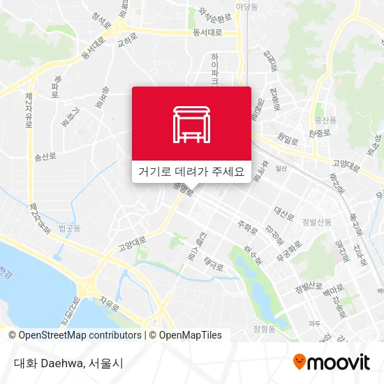 대화 Daehwa 지도