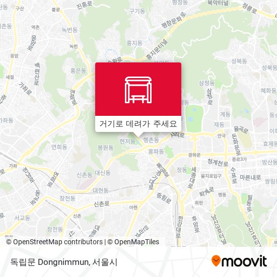 독립문 Dongnimmun 지도