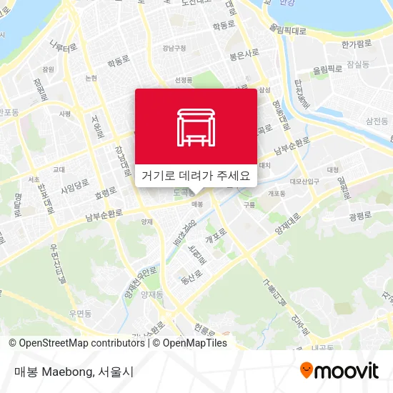 매봉 Maebong 지도