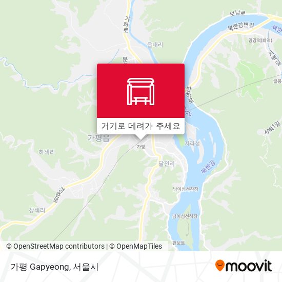 가평 Gapyeong 지도