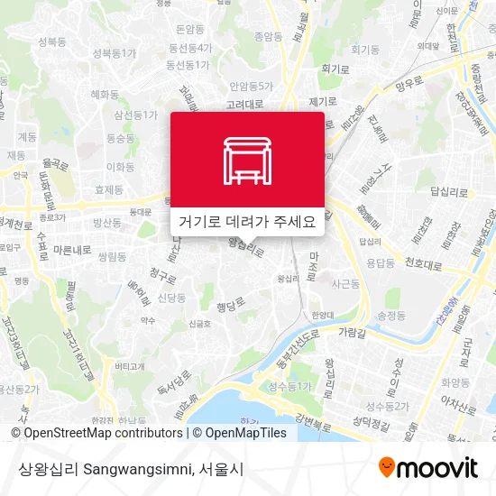 상왕십리 Sangwangsimni 지도