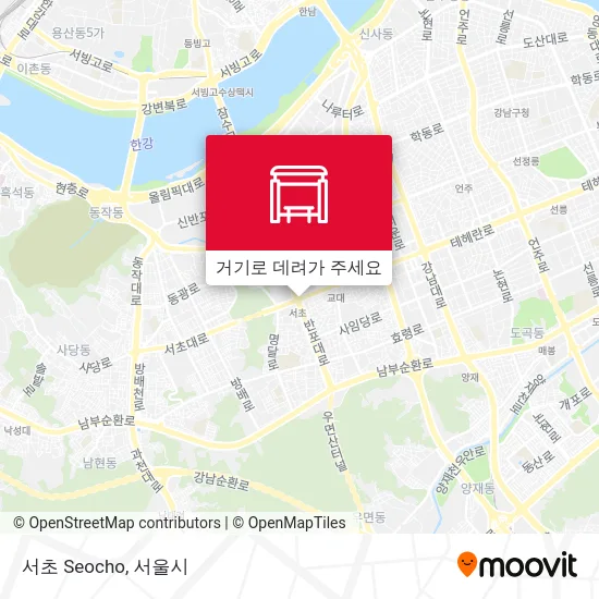 서초 Seocho 지도