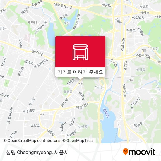 청명 Cheongmyeong 지도