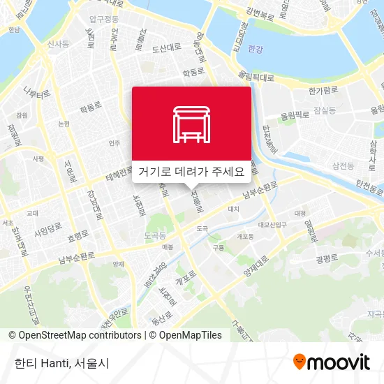 한티 Hanti 지도