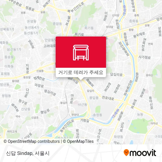 신답 Sindap 지도