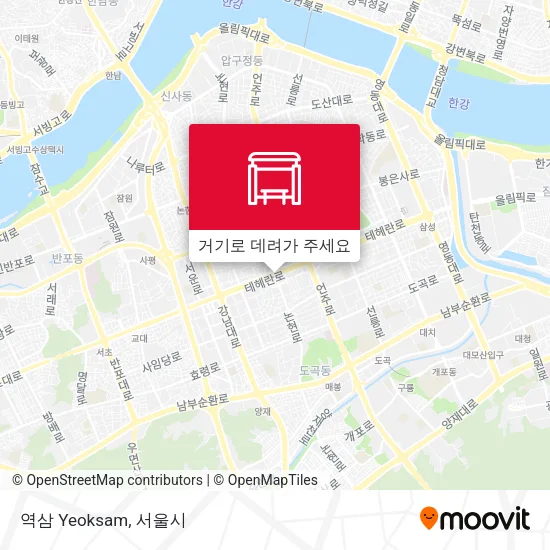 역삼 Yeoksam 지도