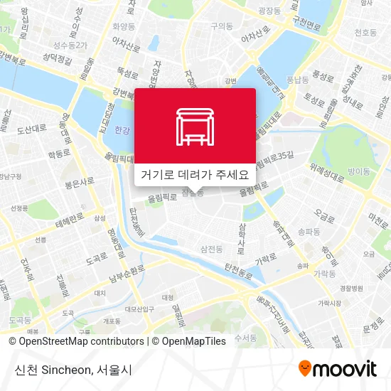 신천 Sincheon 지도
