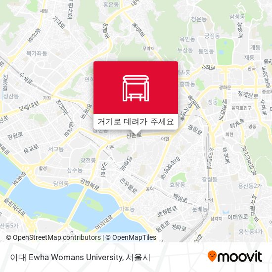 이대 Ewha Womans University 지도