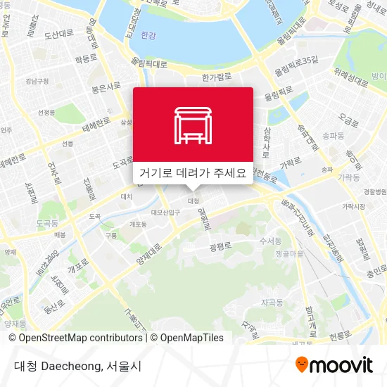 대청 Daecheong 지도