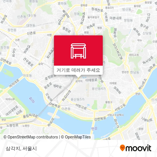 삼각지 지도
