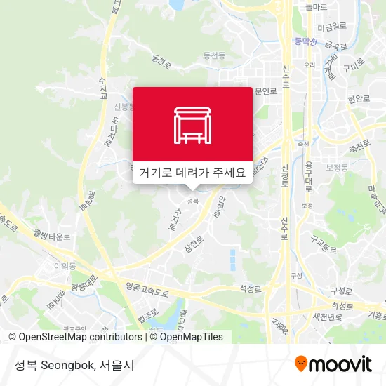 성복 Seongbok 지도