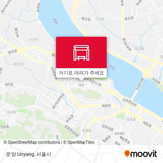 운양 Unyang 지도