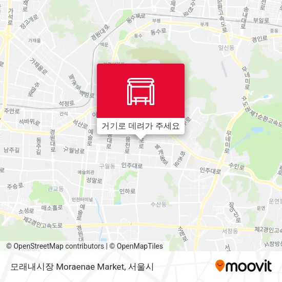 모래내시장 Moraenae Market 지도