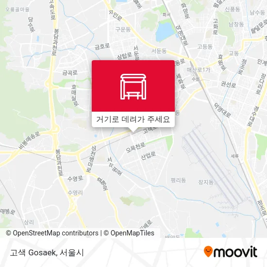 고색 Gosaek 지도