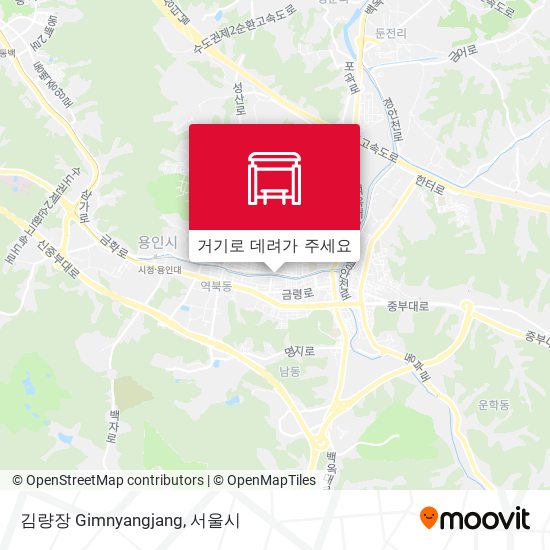 김량장 Gimnyangjang 지도