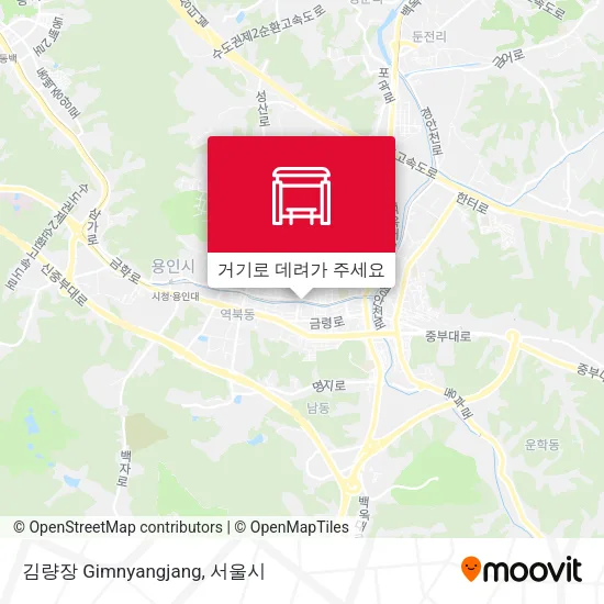 김량장 Gimnyangjang 지도