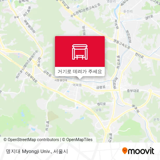 명지대 Myongji Univ. 지도