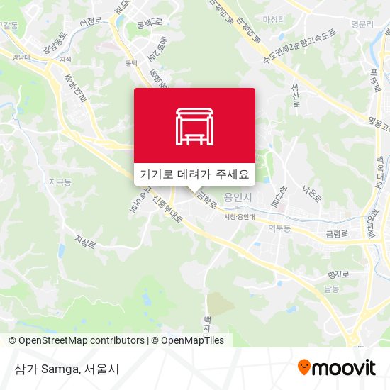 삼가 Samga 지도