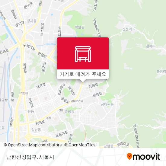 남한산성 위치