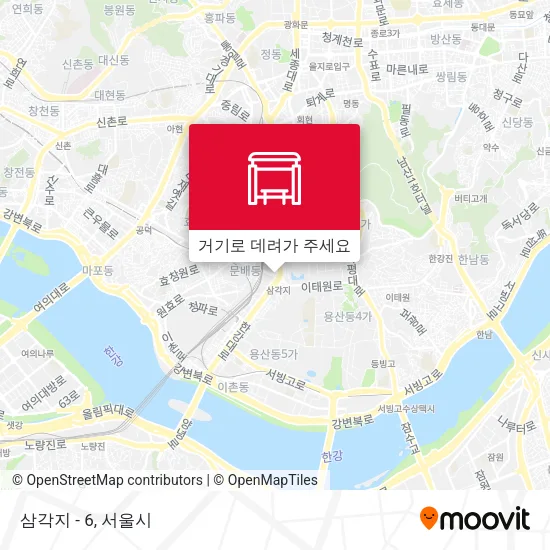 삼각지 - 6 지도