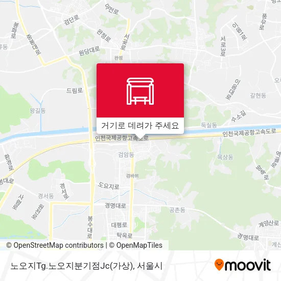 노오지Tg.노오지분기점Jc(가상) 지도