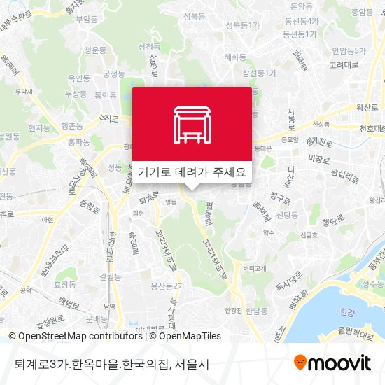 퇴계로3가.한옥마을.한국의집 지도