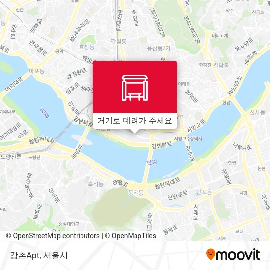 강촌Apt 지도