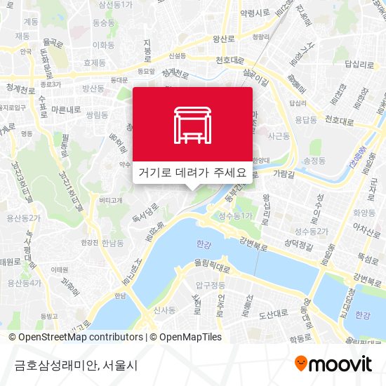 금호삼성래미안 지도