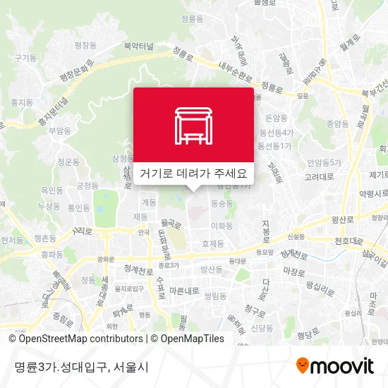 명륜3가.성대입구 지도