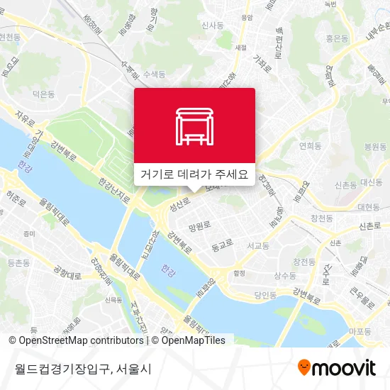 월드컵경기장입구 지도