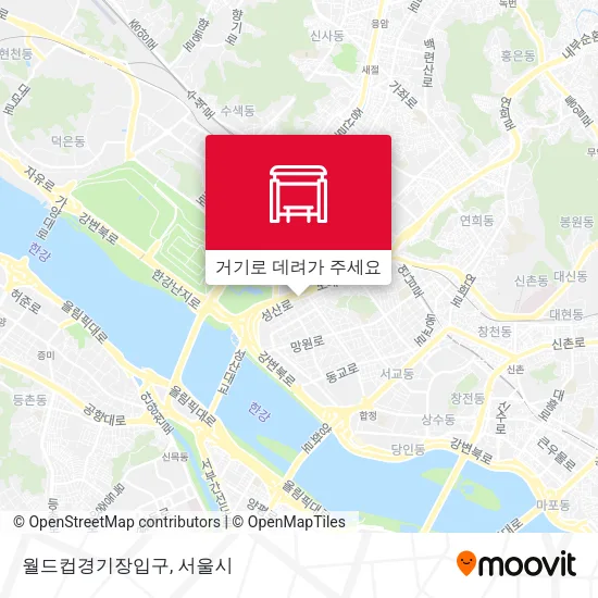 월드컵경기장입구 지도
