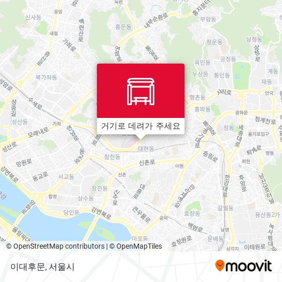 이대후문 지도