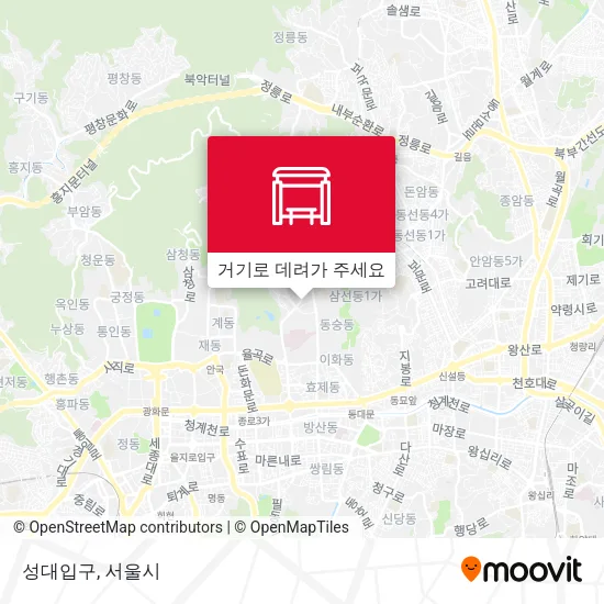 성대입구 지도