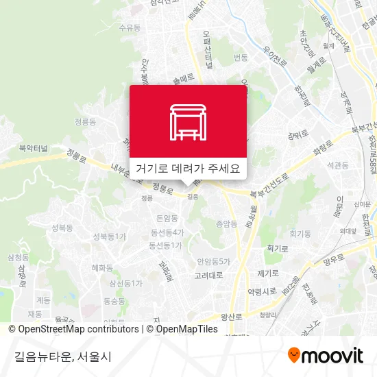 길음뉴타운 지도