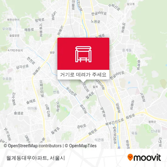 월계동대우아파트 지도