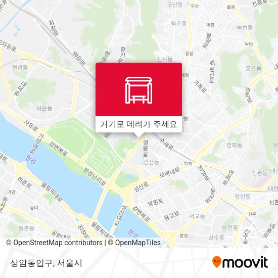 상암동입구 지도