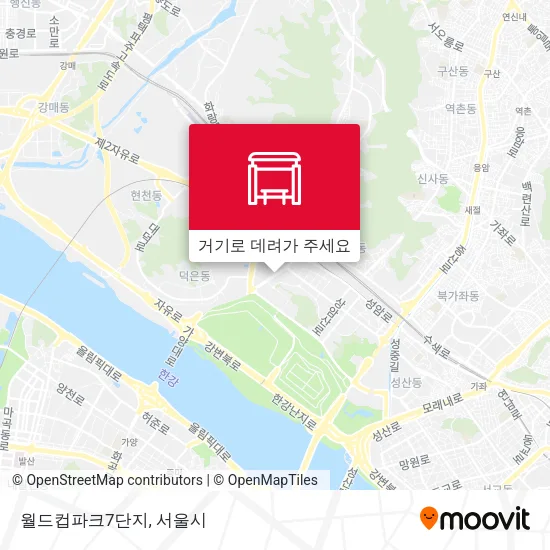 월드컵파크7단지 지도